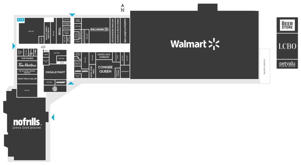 Agincourt Mall map floor 1